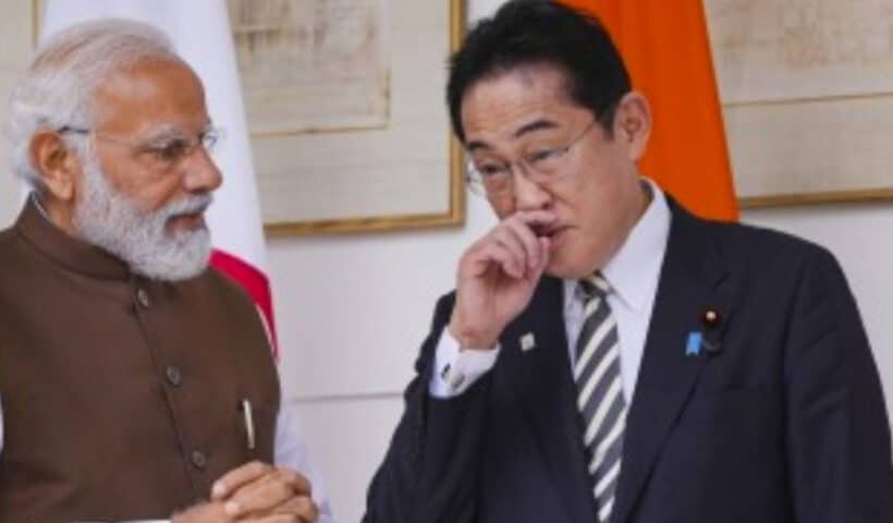 Indian Prime Minister Narendra Modi reached Japan on a three-day visit
