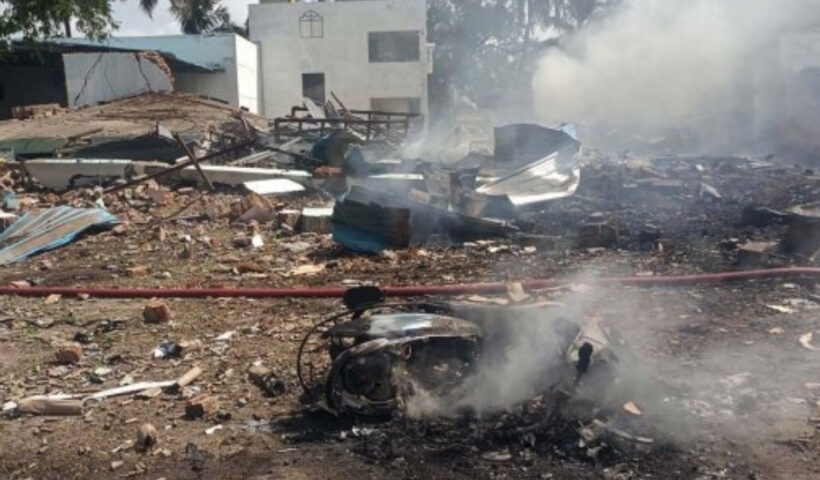 Explosion in firecracker factory in Krishnagiri, Tamil Nadu, eight people died on the spot
