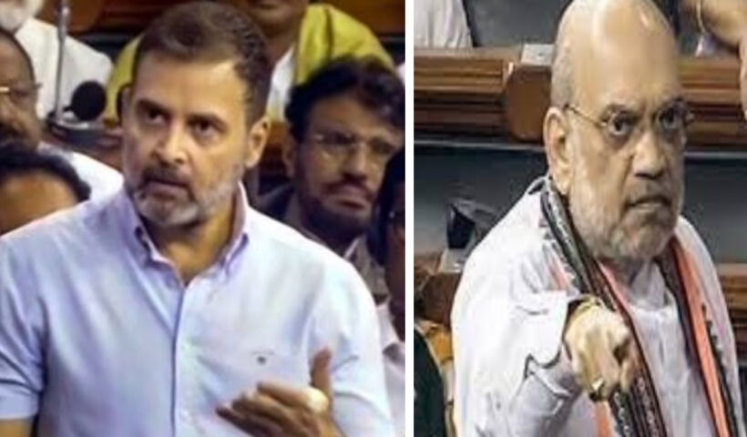 During the debate on no-confidence motion in Parliament, Amit Shah said such a thing on Rahul Gandhi, all the MPs laughed