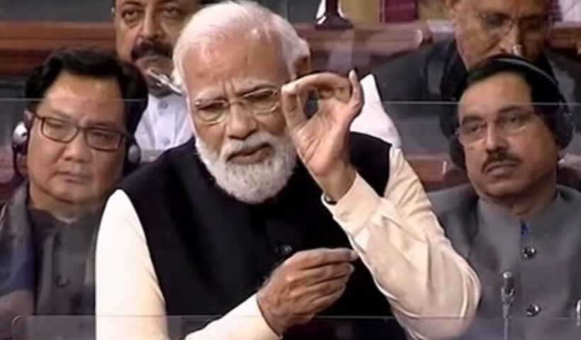Prime Minister Modi reprimanded the opposition in Parliament on the issue of HAL