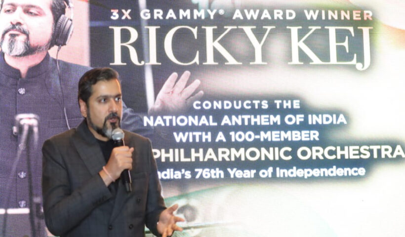 Widely acclaimed as 'Pride of India', Ricky Cage performs National Anthem in Delhi
