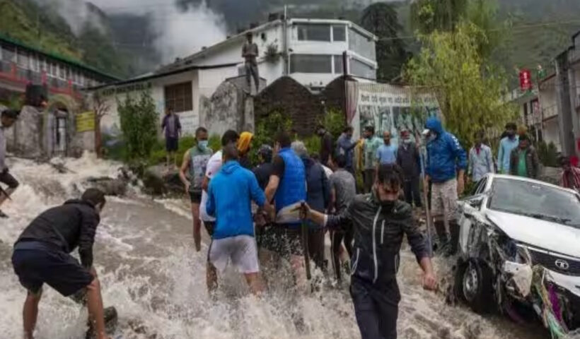 Clouds caused havoc in Himachal Pradesh
