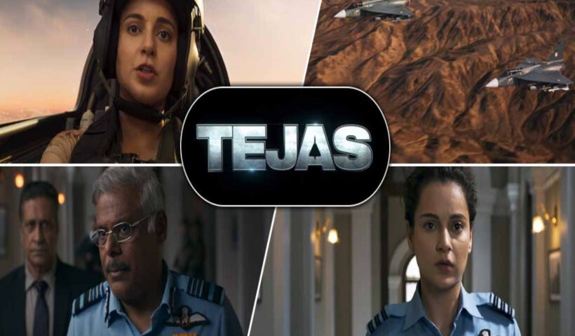 Kangana Ranaut played the role of Indian Air Force in the film Tejas