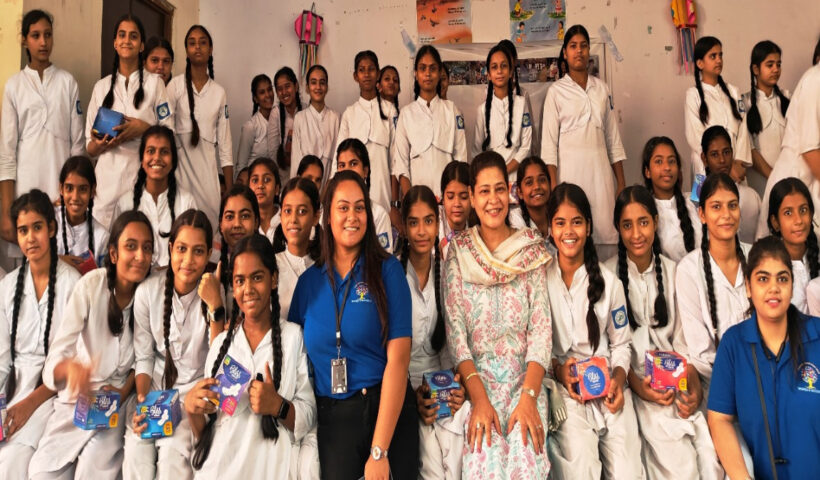 NGO Wishes and Blessings organized a workshop on hygiene during menstruation at Kasturba Balika Vidyalaya.