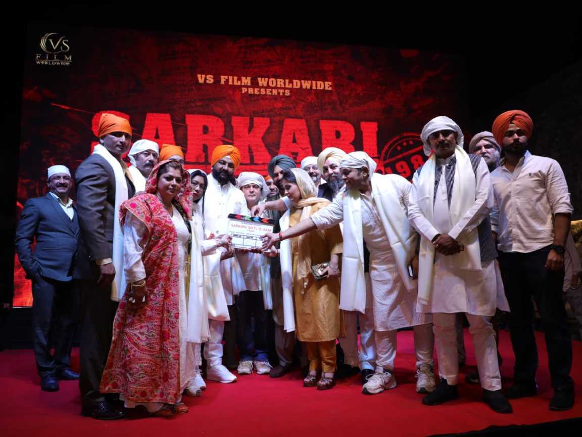 Reference teaser launch of producer-director Vikram Sandhu's film "Sarkari Katl-e-Aam 1984" on the riots of 84.