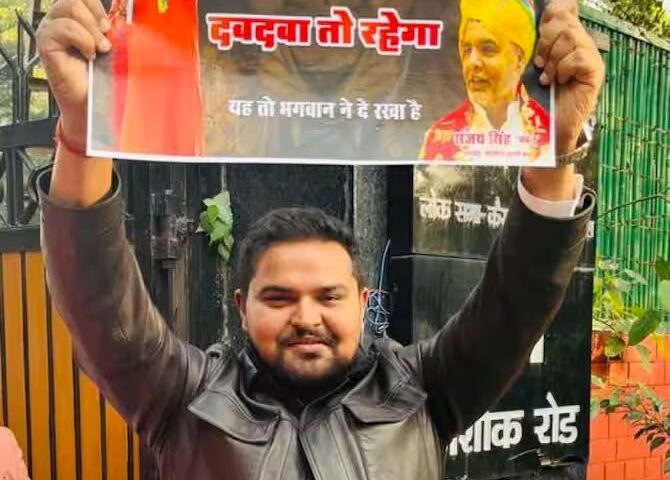 भारतीय कुश्ती चुनाव में संजय सिंह की जीत के बाद बृजभूषण के बेटे ने लगाए नारे-'दबदबा तो है…दबदबा तो रहेगा'