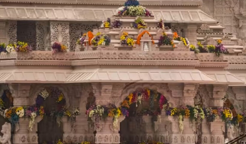 "Ayodhya Temporary Ramlala Seated Sanctum Sanctorum 20 January Seated At The Time Of Pran Pratishtha गर्भ गृह में कल आ सकते हैं अस्थायी मंदिर में आसीन रामलला, प्राण प्रतिष्ठा के समय होंगे"