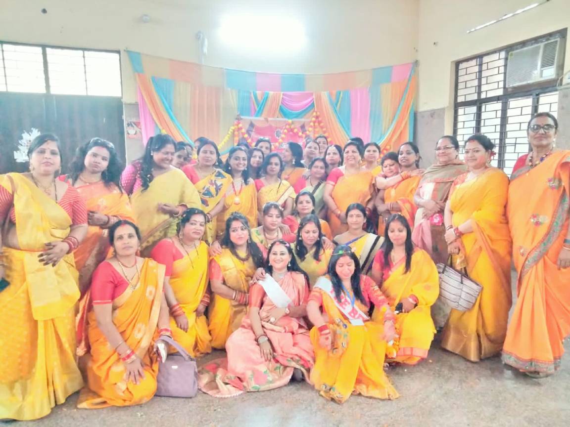 Holi celebration organized by “Sakhi Bahinipa Maithilani Group