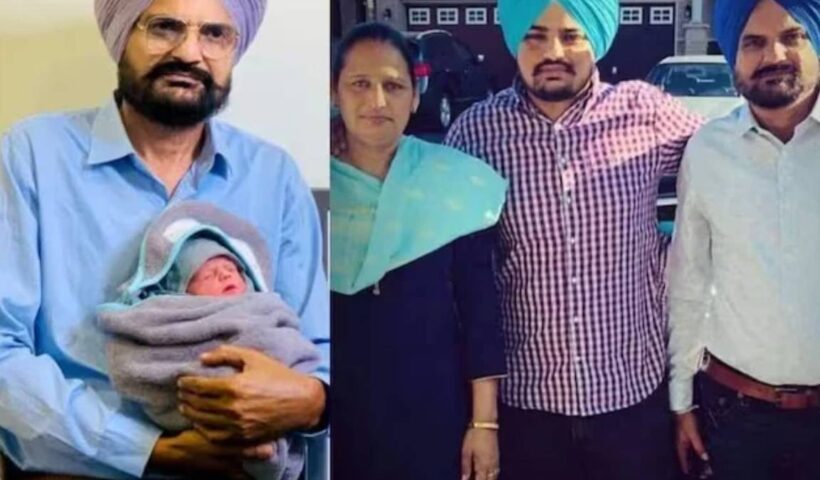 "Sidhu Moosewala Mother Charan Kaur gives birth to a baby boy, Balkaur Singh shared pictures on instagram"