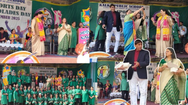 Kalka Public School, Alaknanda Delhi में 14 november 2025 को Sports Day मनाया गया...